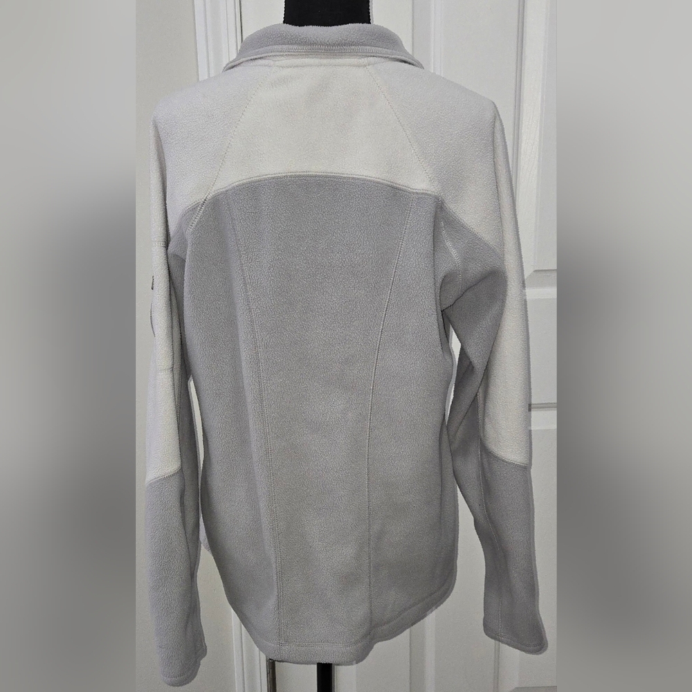 Tek Gear Women's Gray Zip-Up Jacket with Thumbholes - Picture 7 of 8